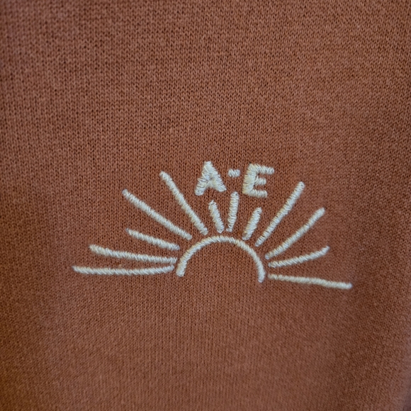 AMERICAN EAGLE MENS (UNISEX) Dark Pink Colored Hoodie, NWOT, XXL - Picture 4 of 6